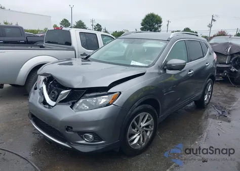 2015 Nissan Rogue Sl из США, поврежденный, VIN 5N1AT2MT6FC905101